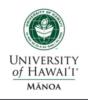 University of Hawaii at Manoa Logo
